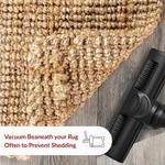 Ковер nuLOOM, 229 x 290 см, Ashli Solid Farmhouse Jute, Natural - фото 3