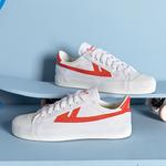 Кроссовки Unisex Low Top White Red WARRIOR - фото 6