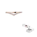 Pandora Медное серебряное кольцо Women's Rose Gold - фото