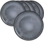 Vida 6 тарелок фарфоровые Moritz & Moritz, серый - фото