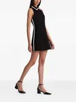 Платье мини без рукавов alice + olivia, черный - фото 3