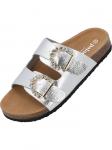 Классические сандалии palado, серебряный - фото