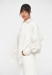 Блуза 440ME BROWN STRIPE SHIRT, White - фото 5