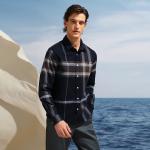 NAUTICA Рубашка мужская Riddle Blue 4SC - фото 4