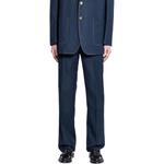 Низкие брюки прямого кроя THOM BROWNE, синий - фото 7