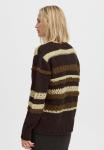 Джемпер PULZ PZJACKIE, Espresso Striped/Brown - фото 3
