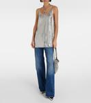 Кольчужный топ Rabanne, серебряный - фото 2