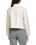Шелковый жакет Эйлин Фишер Eileen Fisher, белый - фото 2