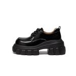 Лоферы женские черно-белые ST&SAT - фото