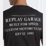 Футболка стандартного кроя Replay, черный - фото 4