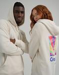 Худи Lee LEE x CRAYOLA HOODY UNISEX, Ecru/White - фото