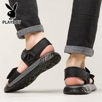 Пляжные сандалии мужские Playboy, черный - фото 11