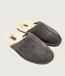 Кожаные мюли и сандалии с потертостями Ugg, серый - фото 3