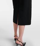 Креповая юбка-карандаш Max Mara, Nero - фото 6