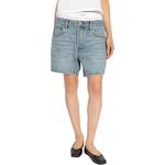 Многослойные джинсовые шорты Alexander Wang, синий - фото 6