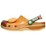 Crocs Сандалии Krispy Kreme x  Classic Clog Clogs Unisex Gold - фото