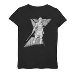 Футболка с рисунком и логотипом Marvel Black Widow Yelena для девочек 7–16 лет Marvel - фото