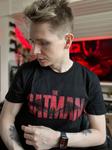 Футболка с логотипом Бэтмена черная - фото 2