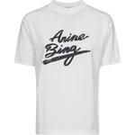 Футболка с принтом Jaylin Logo Anine Bing, белый - фото
