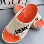 Шлепанцы унисекс Meike, бежевый/оранжевый - фото 9