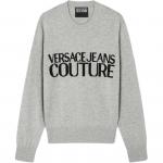 Свитер мужской VERSACE JEANS COUTURE, серый - фото