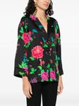 Рубашка с цветочным принтом NISSA, черный - фото 3