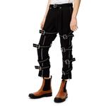 Повседневные брюки мужские черные Loewe, черный - фото 2