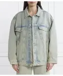 Джинсовая куртка Oversize fit Tommy Jeans, синий - фото