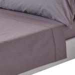 Простыня Homescapes темно-серый, 275/275 см - фото