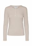 Топ Vero Moda Long sleeved top, Silver Gray/Beige - фото 5