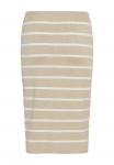 Юбка Kaffe LIZZA, Feather Grey Mel Chalk Stripe/Beige - фото 7