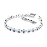 Браслет Una Angelic Swarovski, синий - фото 6