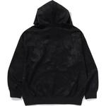 Bape Solid Camo джерси расслабленного кроя худи с молнией A BATHING APE, синий - фото 4