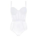 Боди DKNY suit Sheers, белый - фото