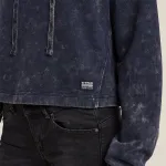 Худи G-Star Overdyed Loose, синий - фото 5