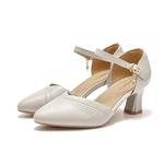 Туфли на высоком каблуке женские бежевый Spider King - фото 5