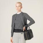 Кашемировый свитер Miu Miu, серый - фото 2