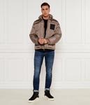 Пуховик мужской Armani Exchange блестящий, коричневый - фото 2