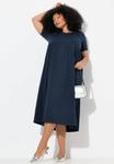 Платье Ulla Popken ZIP FRONT SHORT SLEEVE SWING EMPIRE, Marine/Dark Blue - фото 2