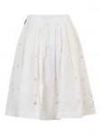 MSGM кружевная юбка Sangallo, белый - фото 2