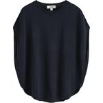 COS Топ женский темно-синий - фото