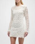 Мини-платье Mccall Cage крючком SIMKHAI, цвет White - фото 3