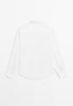 Блуза Massimo Dutti FLOWING SATIN LONG SLEEVE, White Denim - фото 7