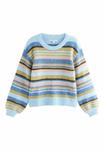 Джемпер Next CREW NECK, Multi Blue Stripe/Blue - фото