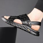 Пляжные шлепанцы мужские EGCHI, черный - фото 3