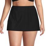 Купальник Plus size с юбкой Lands' End, Black - фото