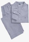 Пижама Polo Ralph Lauren Long Sleeve PJ Set, синий - фото