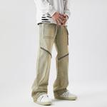 Джинсы Unisex MEIPIN TANG, Жёлтая Грязь - фото 8