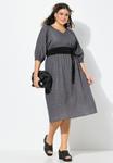 Платье Ulla Popken 3/4 SLEEVE MIDI, Graphite Grey/Grey - фото 2