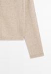 Кардиган Massimo Dutti V-NECK BUTTONED KNIT, Light Brown - фото 10